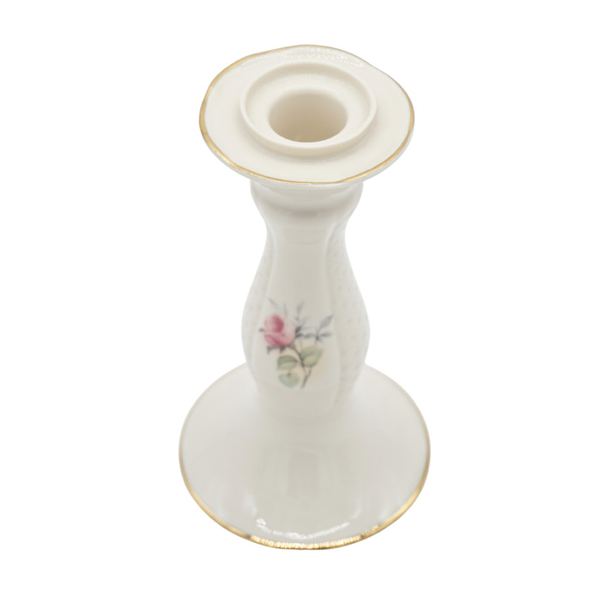 Donegal Parian China Irish Rose Candlestick