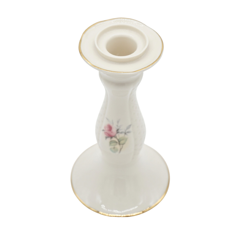 Donegal Parian China Irish Rose Candlestick