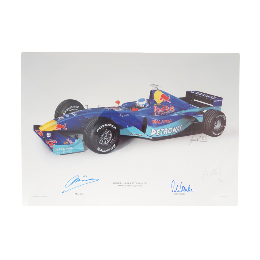 Limited Edition Print, Red Bull Sauber Petronas C19 Formula 1, 121/250, Unframed