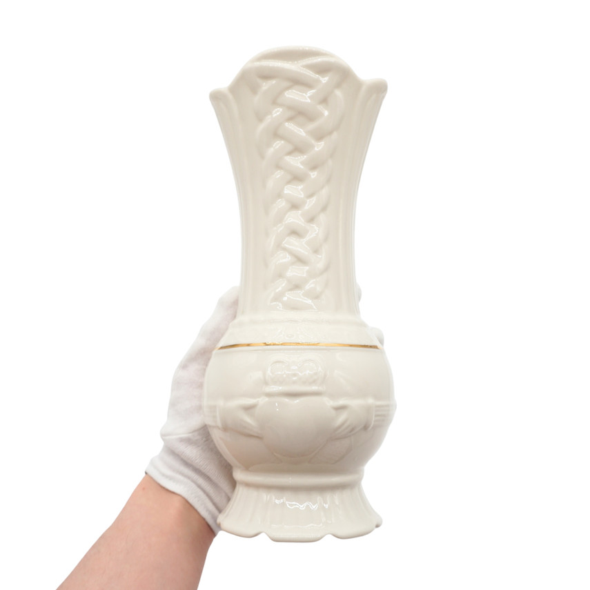 Belleek Claddagh Irish Fine Parian China Vase