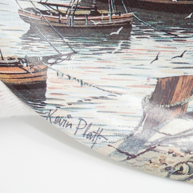 Poole Pottery Famous Fishing Harbours By Kevin Platt