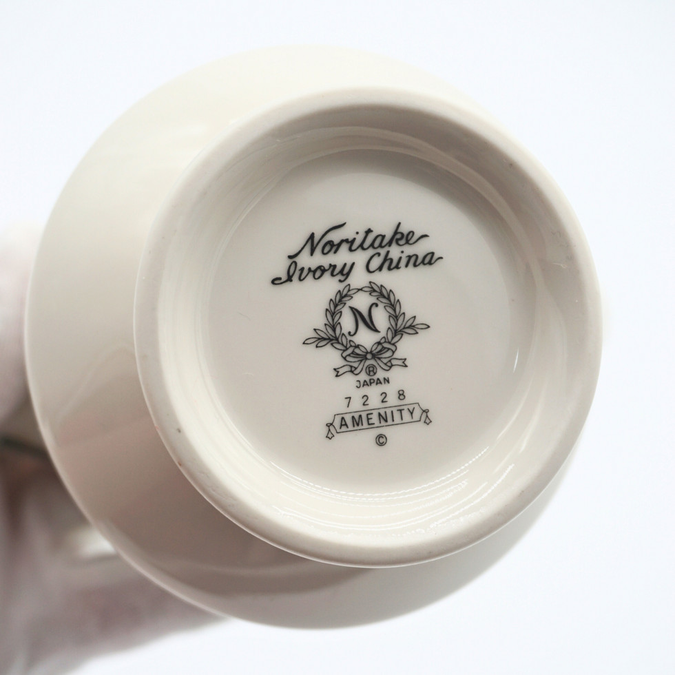 Noritake Amenity 7228 Ivory China Tea Set
