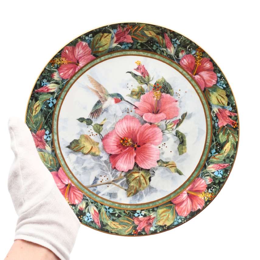 Royal Doulton Hummingbird Limited Edition Plates, Set of Four