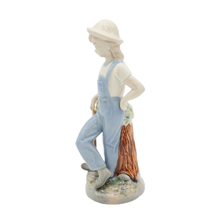 Vintage Fine Porcelain Boy Figurine Made by CLEAN