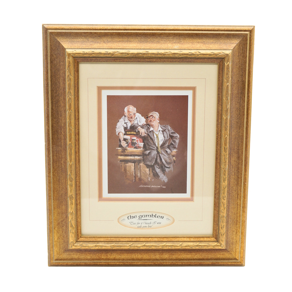 Vintage Framed Prints, McDade's Irish Pub Collection, Set of Three, 1996