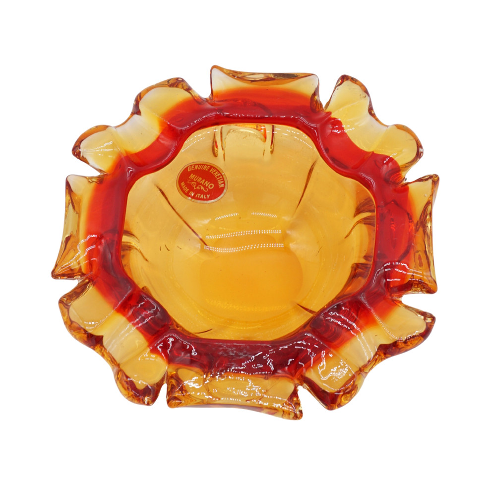 Murano Glass Handmade Cigar Ashtray