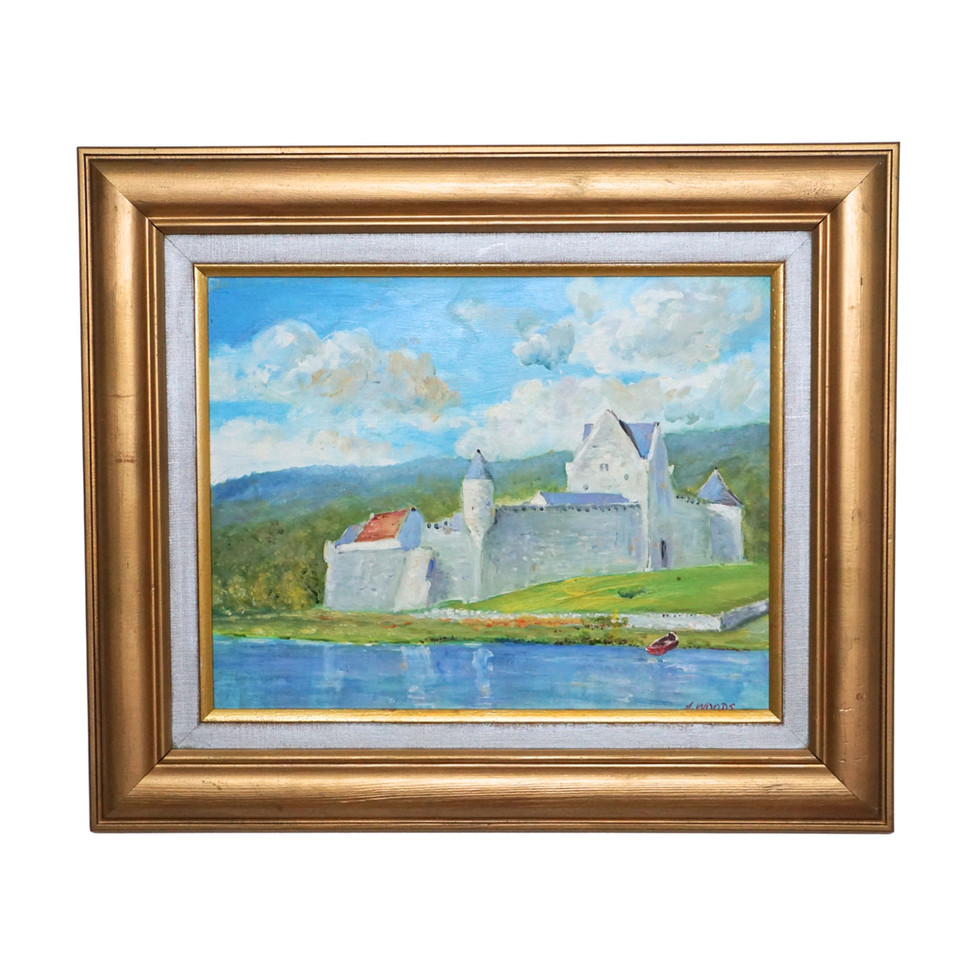 Original Oil Painting of Parke's Castle by A.Woods