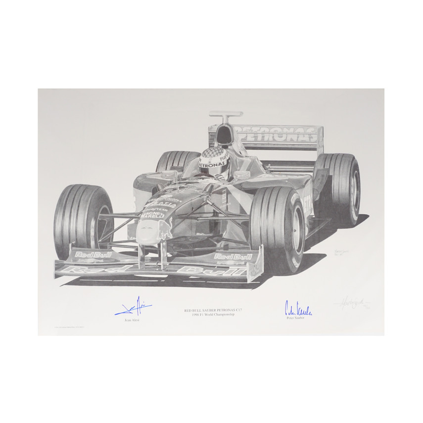 Limited Edition Print, Red Bull 1998 Sauber C17, 102/250, Unframed