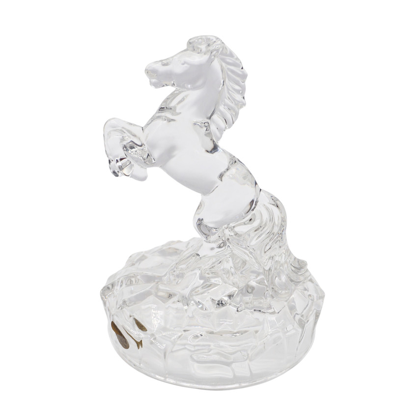 Vintage RCR Lead Crystal Stallion Horse Figurine
