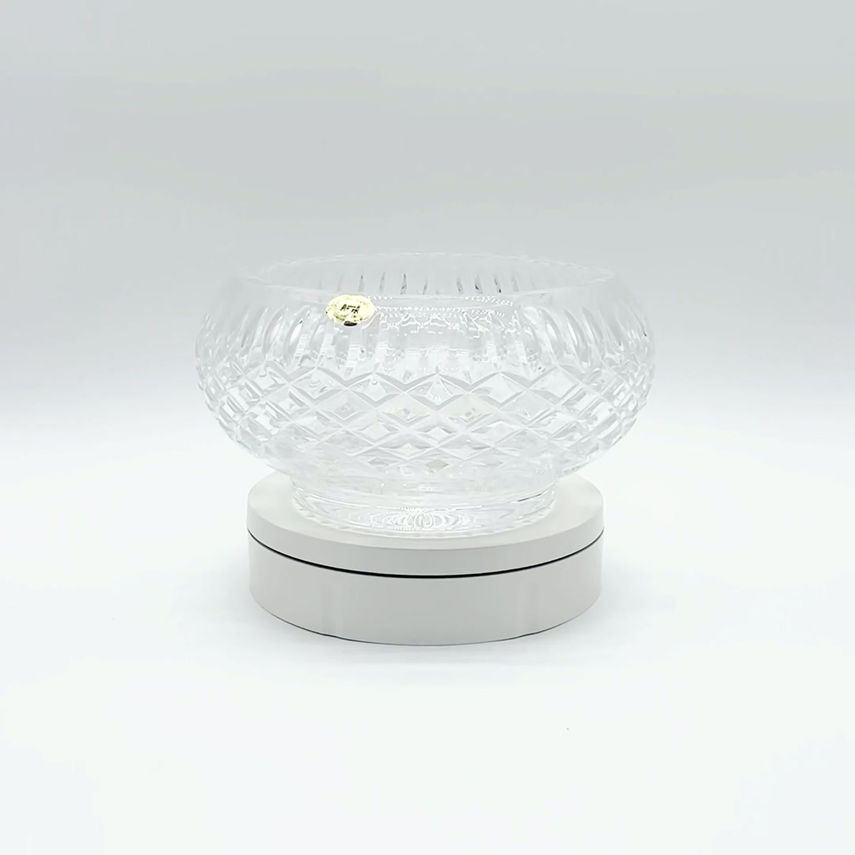 Vintage Tyrone Crystal Cut Lead Glass Bowl, Ireland