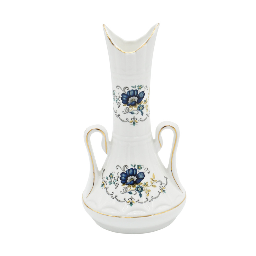 Royal Tara Blue Cornflower Bone China Bud Vase