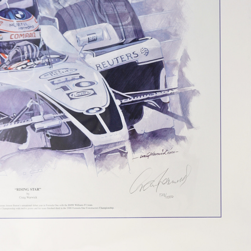Limited Edition Print, Jenson Button's BMW Williams F1 Debut, 1781000, Unframed