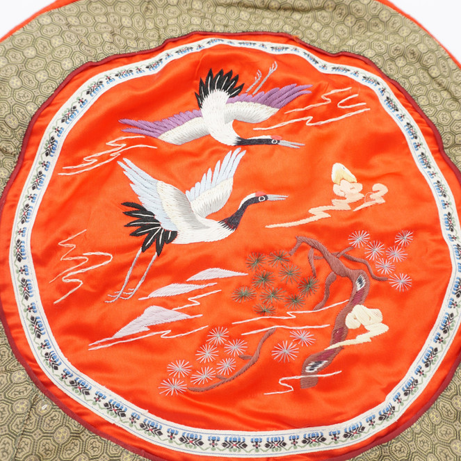 Chinese Embroidered Round Pillow Cases