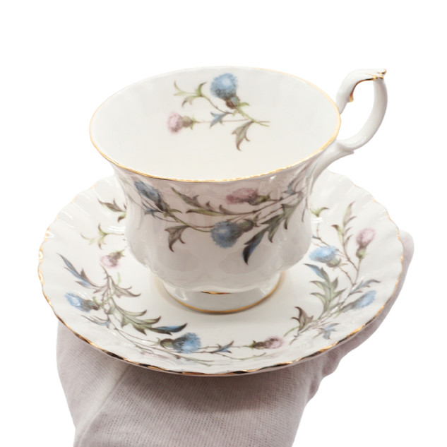 Royal Albert Brigadoon Bone China Tea Cup And Saucer Set