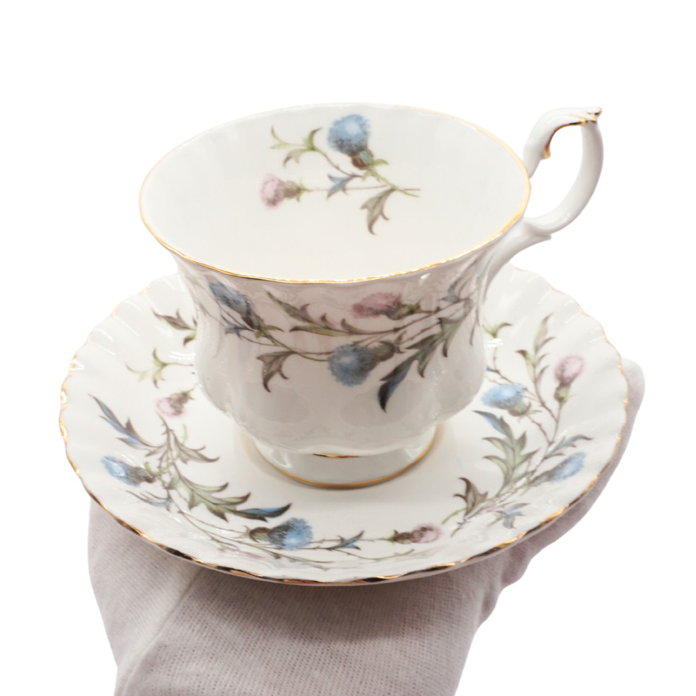 Royal Albert Brigadoon Bone China Tea Cup And Saucer Set