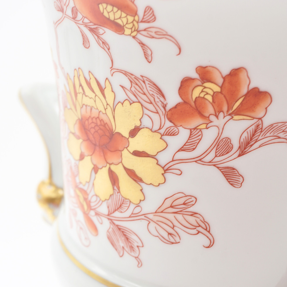 Vista Alegre Portugal Floral Porcelain Urn Vase