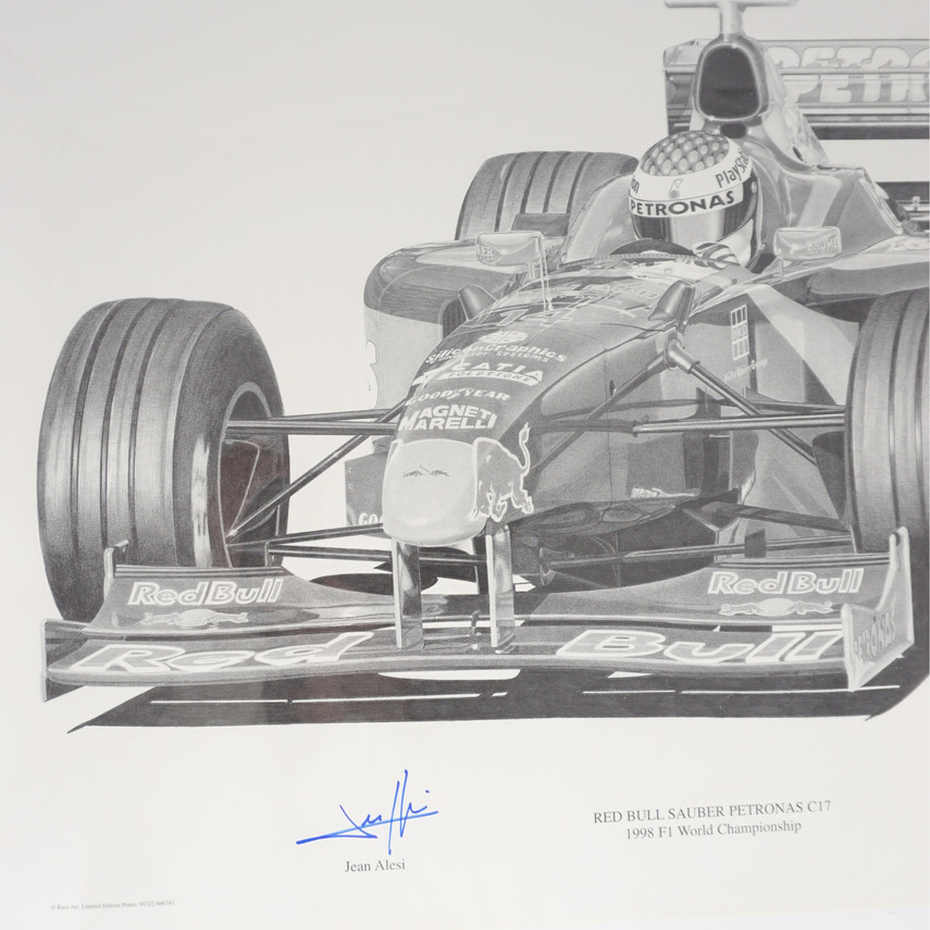 Limited Edition Print, Red Bull 1998 Sauber C17, 121/250, Unframed
