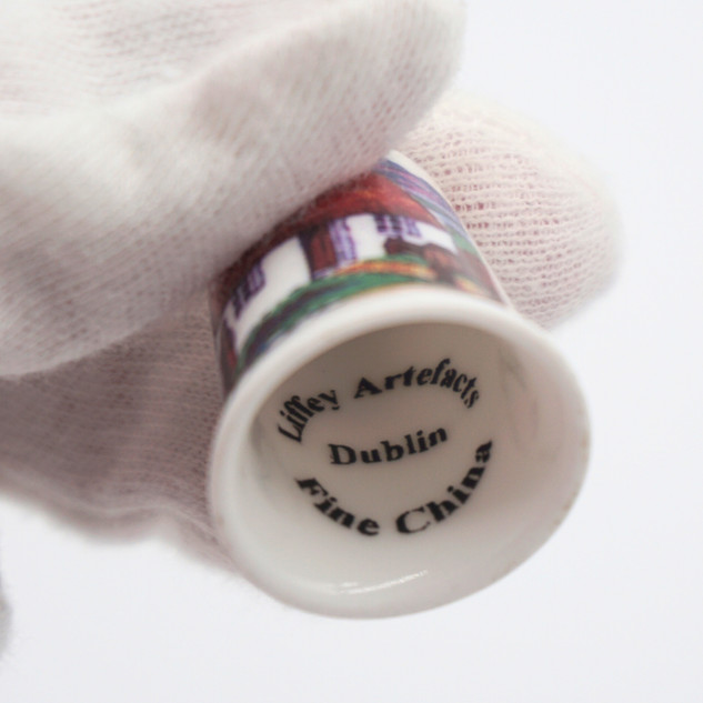 Irish Cottage Design Fine Bone China Thimble