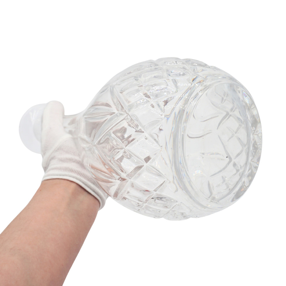 Vintage Decorative Glass Decanter with Stopper
