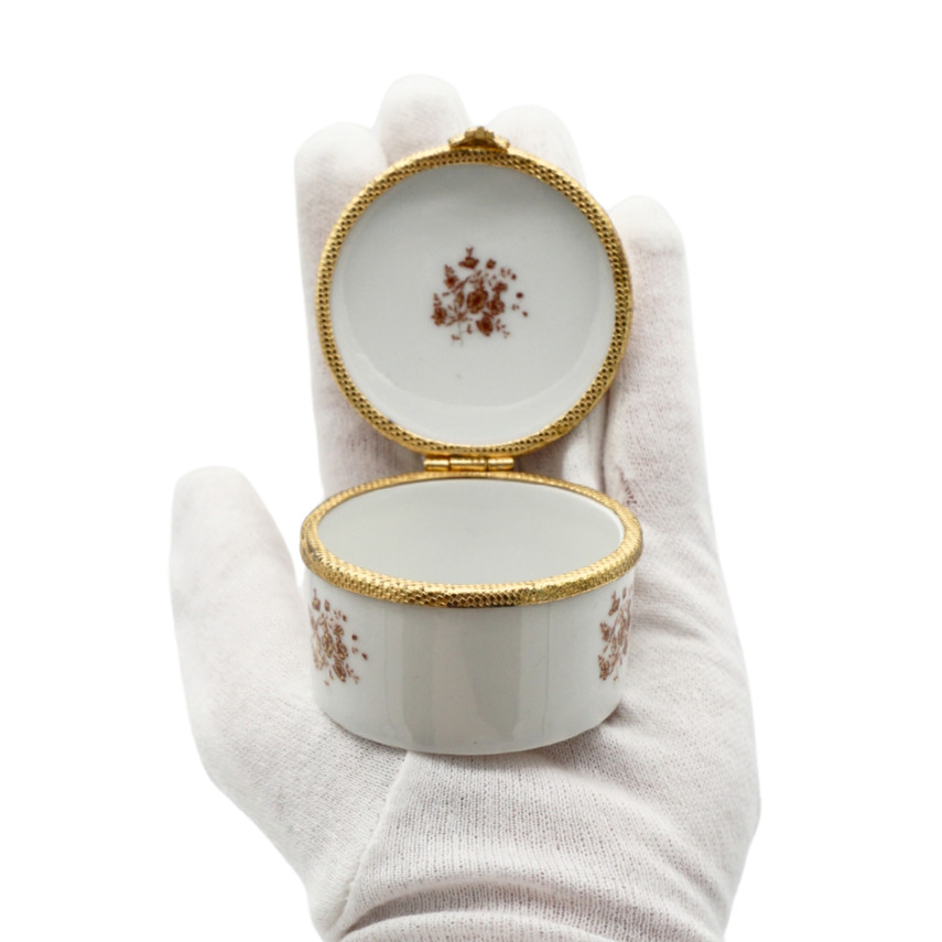 Limoges Castel Porcelain Trinket Box