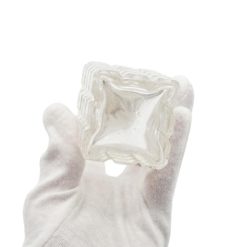 Vintage Silver Plated Glass Vinegar Bottle