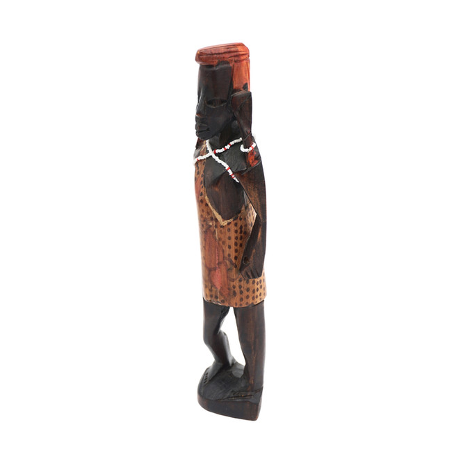 Vintage Hand Carved African Wood Figurine