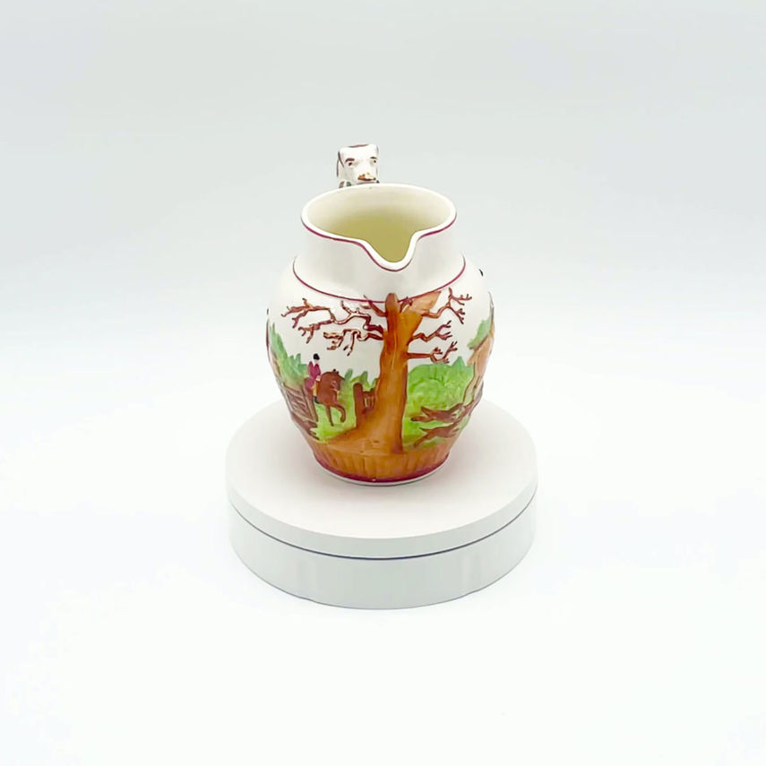 Wedgwood Etruria D'ye Ken John Peel Hunting Scene Pitcher