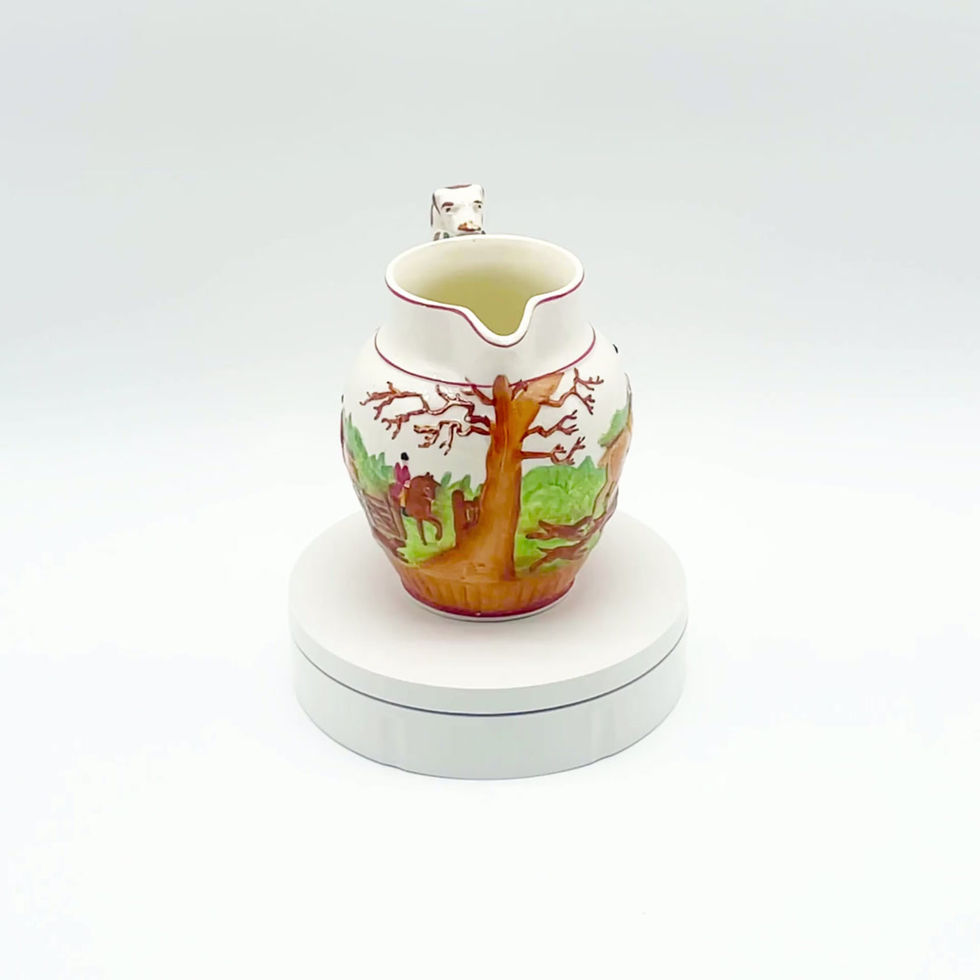 Wedgwood Etruria D'ye Ken John Peel Hunting Scene Pitcher