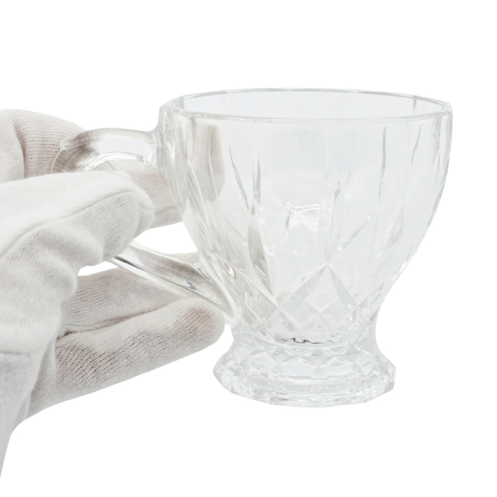 RCR Opera Set of Crystal Glass Tea Cups