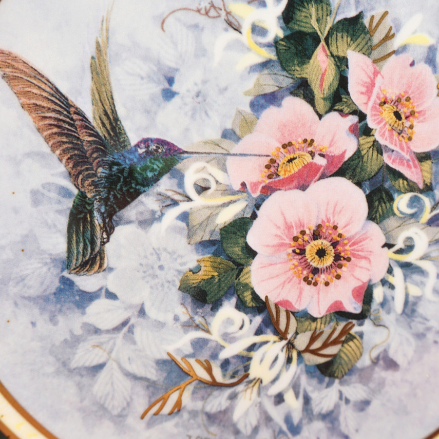Royal Doulton Hummingbird Limited Edition Plates, Set of Four