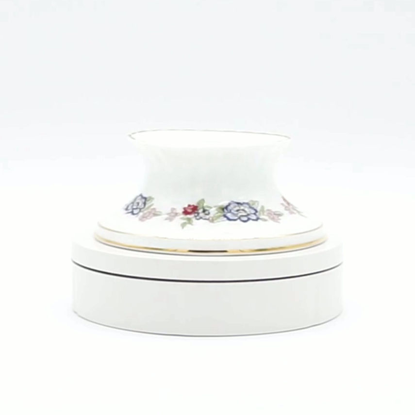 Royal Tara Irish Fine Bone China Pillar Candle Holder