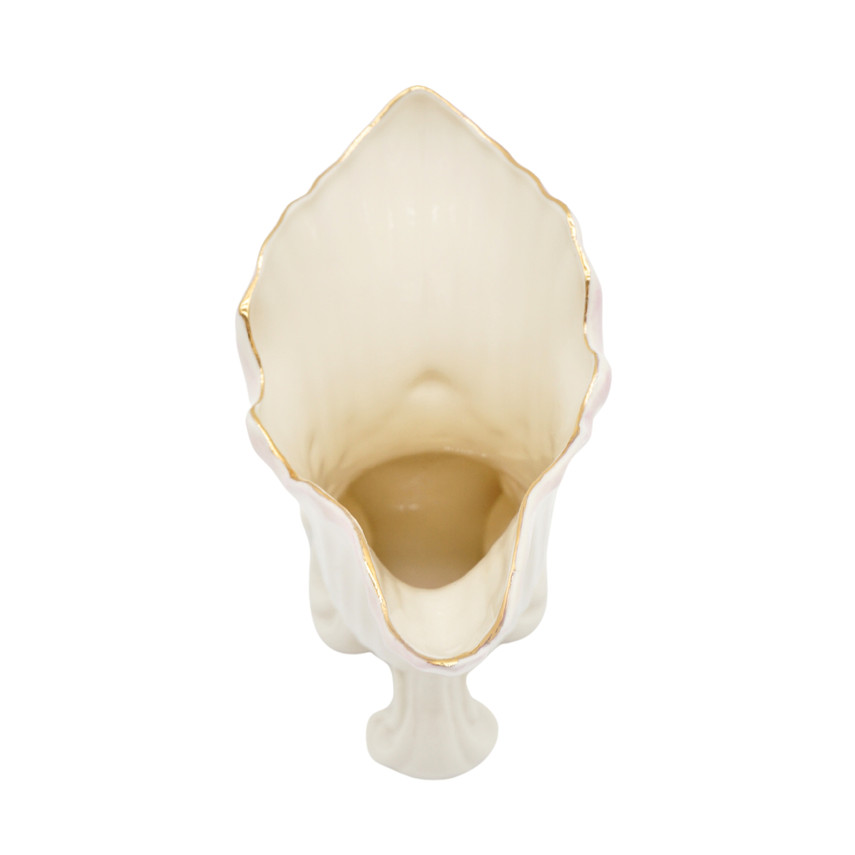 Belleek Irish Porcelain Fermanagh Cornucopia Spill Vase