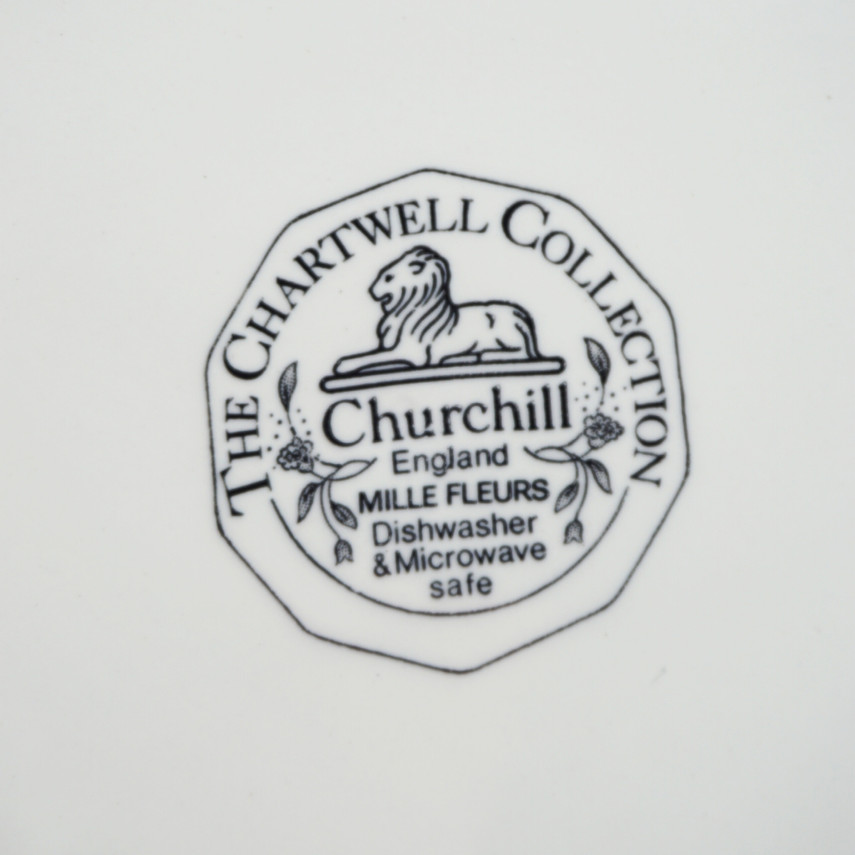 Vintage Churchill England Mille Fleurs Porcelain Tea Set