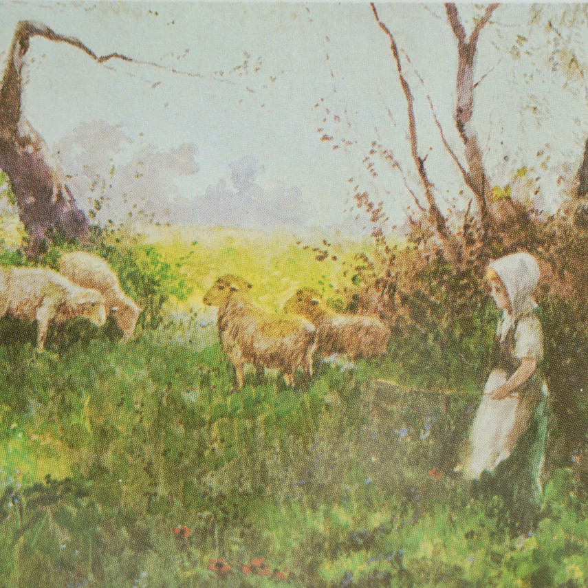 Pair of Vintage Framed Countryside Art Prints