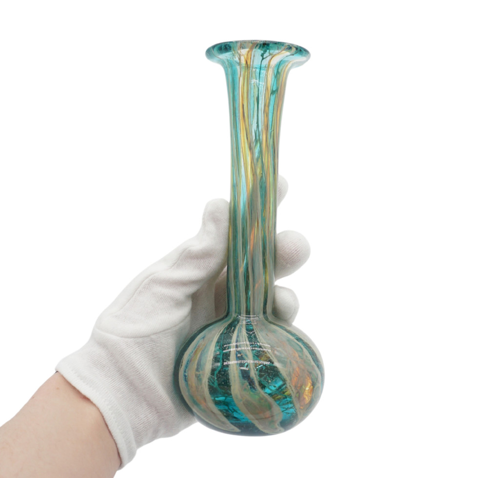 Mdina Signed Art Glass Bud Vase