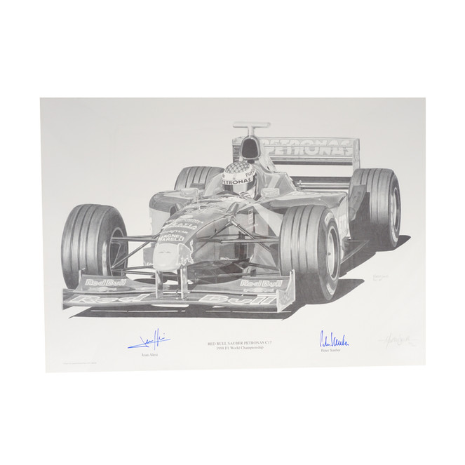 Limited Edition Print, Red Bull 1998 Sauber C17, 124/250, Unframed
