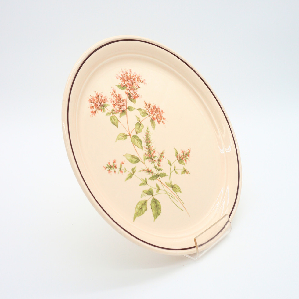 Vintage Brendan Erin Stone Flower Plate