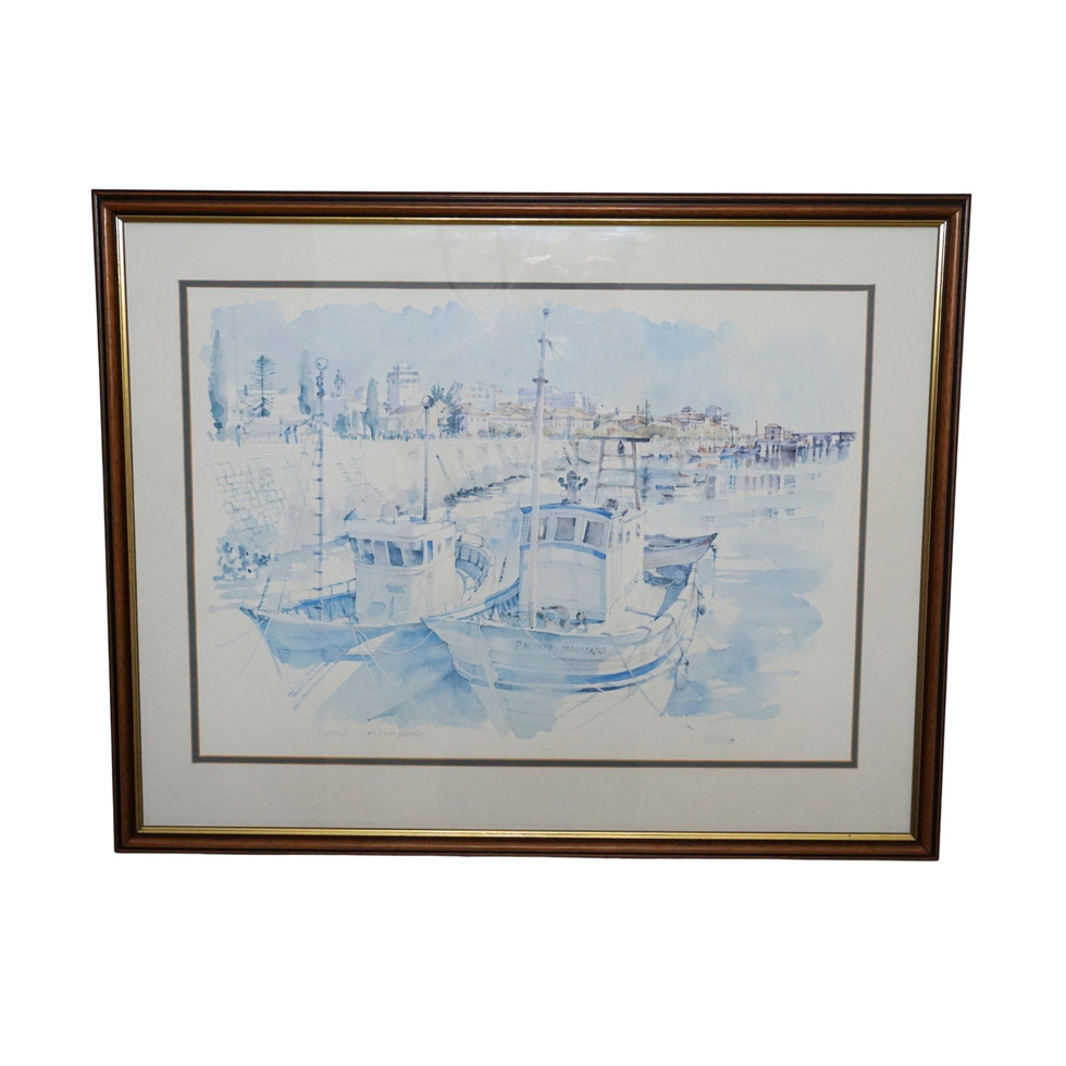 Limited Edition Print of Portimao, Portugal by Mosley, 1986