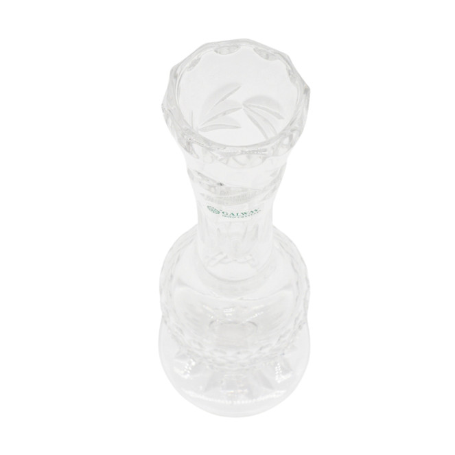 Galway Irish Hand-Cut Crystal Footed Bud Vase