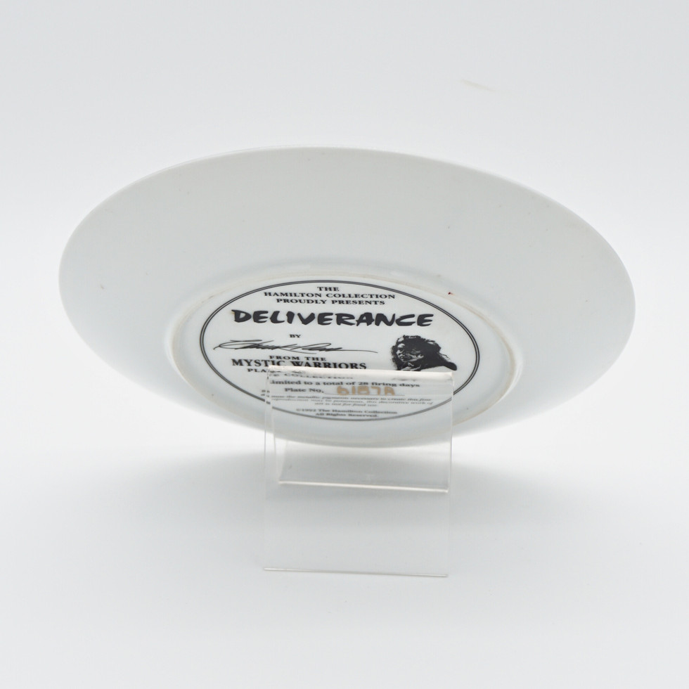 The Hamilton Collection Mystic Warriors Deliverance By Chuck Ren Plate