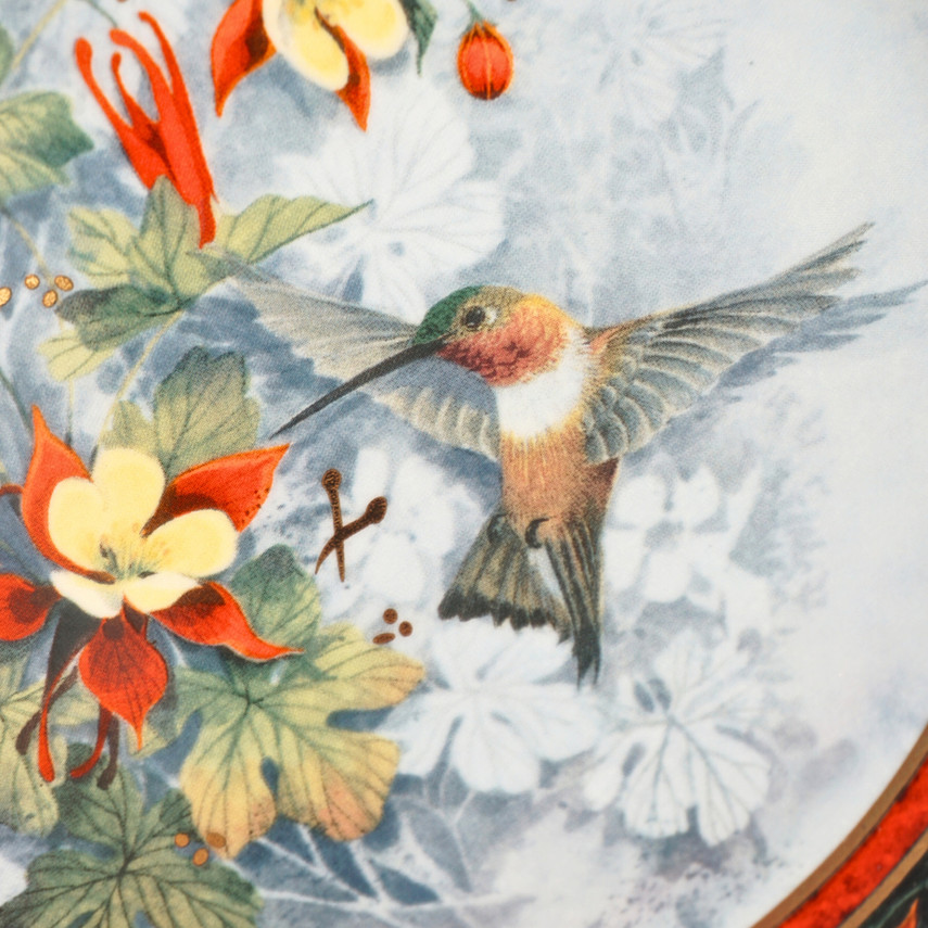 Royal Doulton Hummingbird Limited Edition Plates, Set of Four