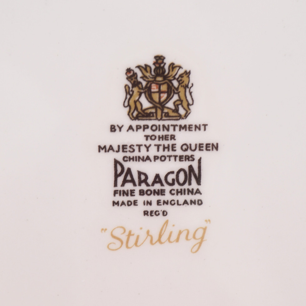 Paragon Stirling Bone China Tea Set For Three