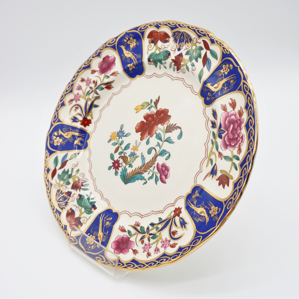Mason's Ironstone Blue & Gold Pattern Limited Edition Cabinet Plate