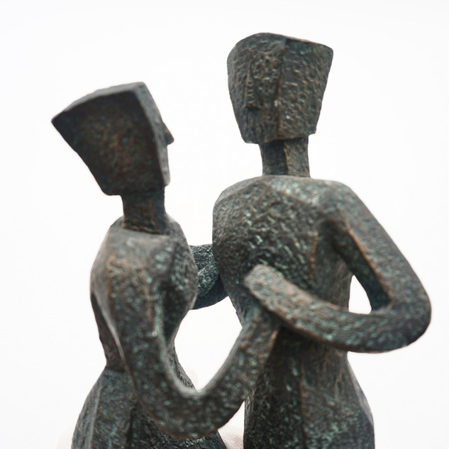 Collectible World Studios Dancing Couple Figurine Sculpture, 2003