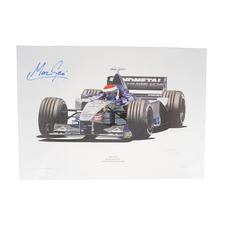 Limited Edition Print, Marc Gené, Minardi Ford M01, 157/500, Unframed