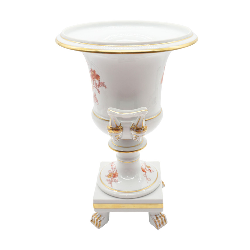 Vista Alegre Portugal Floral Porcelain Urn Vase