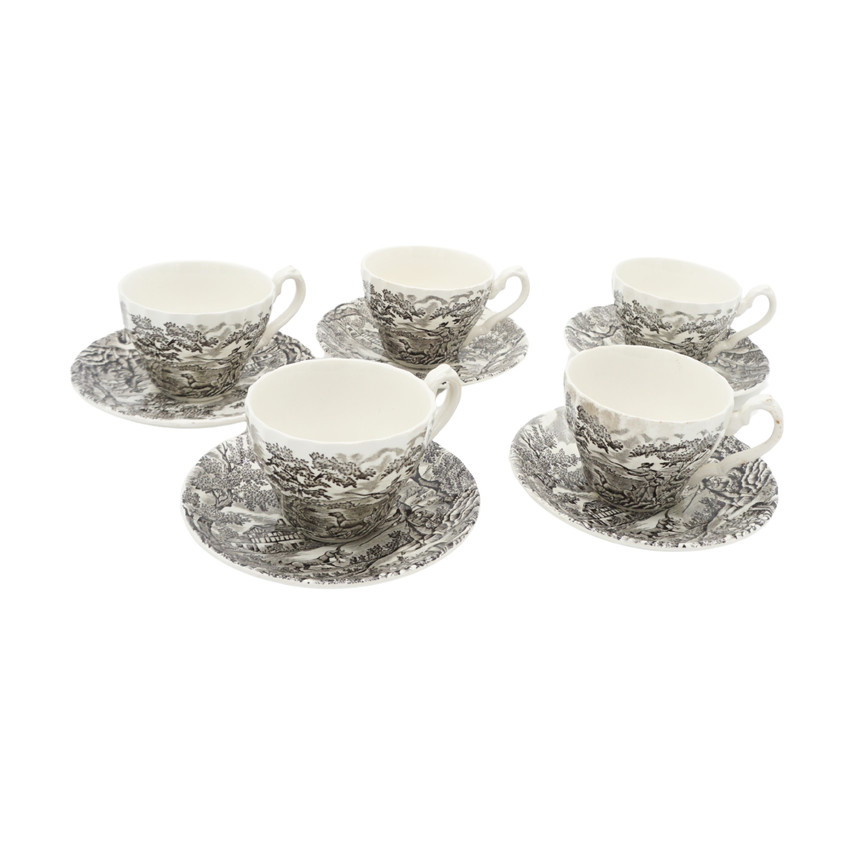 Myott The Hunter Tea Cup and Saucer Set