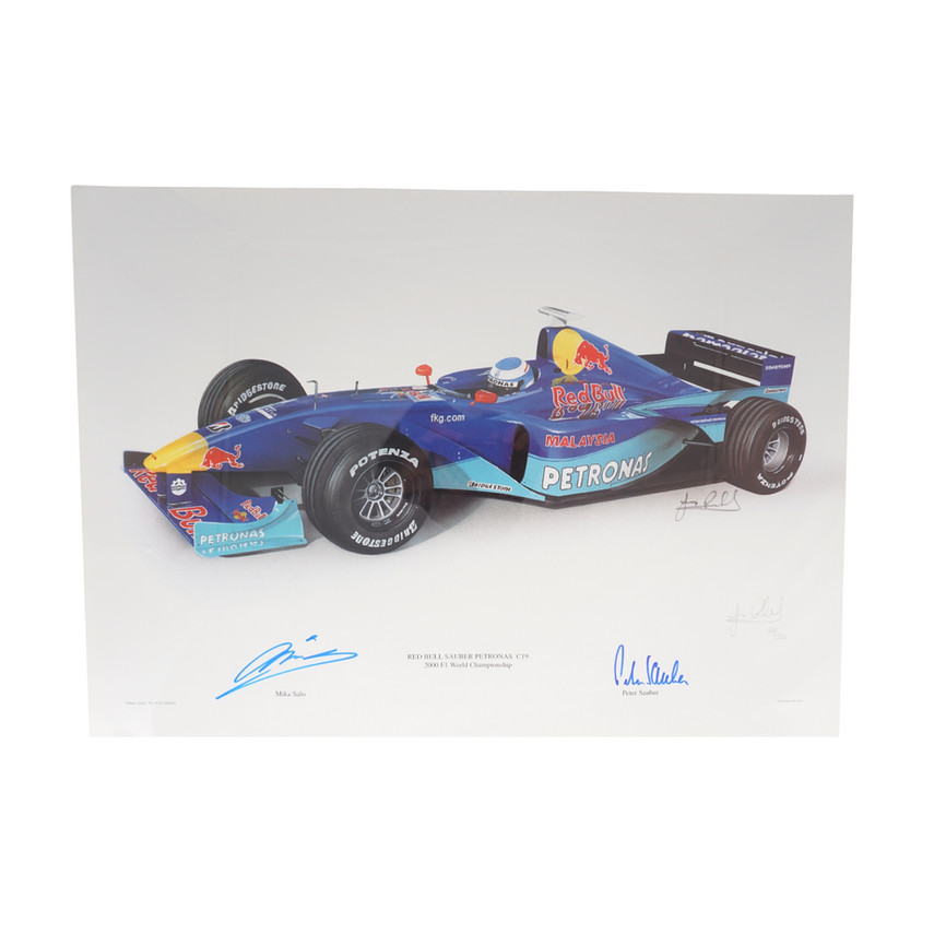 Limited Edition Print, Red Bull Sauber Petronas C19 Formula 1, 107/250, Unframed