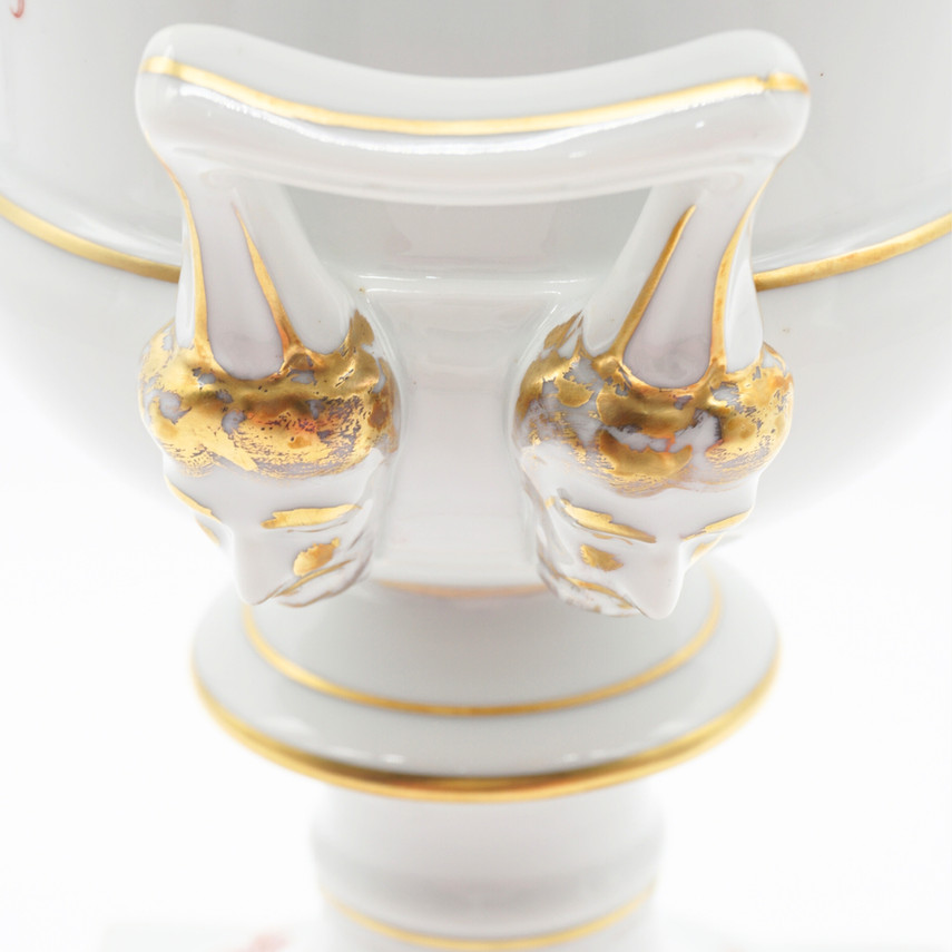 Vista Alegre Portugal Floral Porcelain Urn Vase