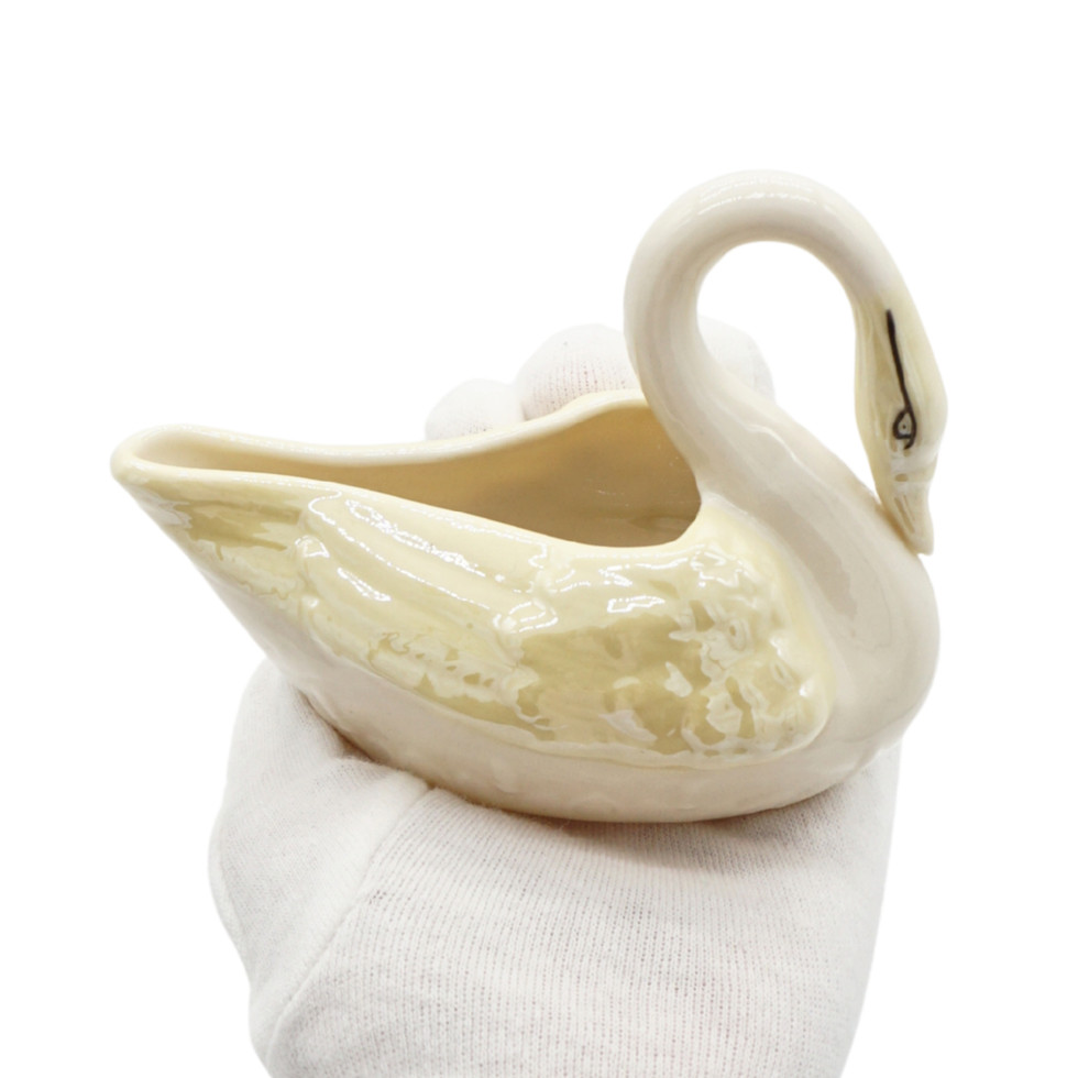 Belleek Irish Porcelain Swan Creamer
